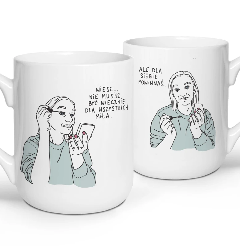  kubek nie musisz być zawsze miła 330ml