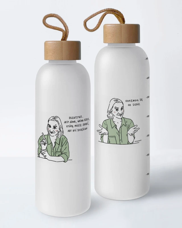 butelka szklana 700ml dziewczyno