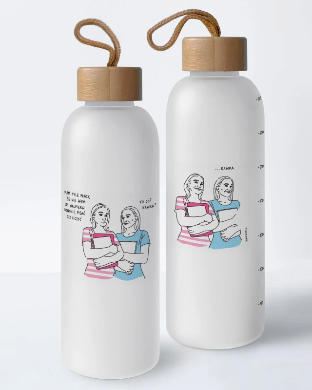 butelka szklana 700ml kawka