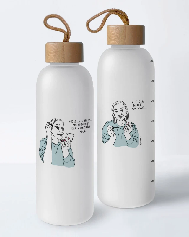 butelka szklana 700ml nie musisz być miła